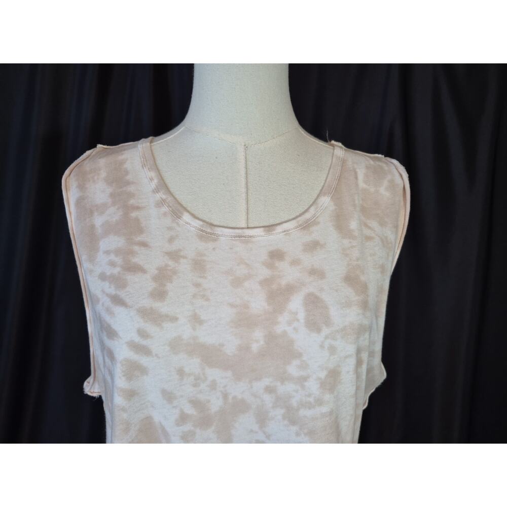 We The Free Anytime Pink Hibiscus Tie Dye Tank Top XS Women's - Picture 5 of 11
